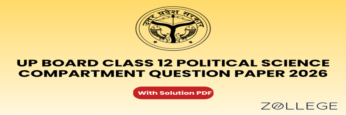 UP Board Class 12 Political Science Compartment Question Paper 2026 with Solutions