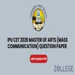 IPU CET 2026 Master of Arts in Mass Communication Question Paper with Solutions PDF