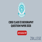 CBSE Class 12 Geography Question Paper 2026 with Solutions PDF