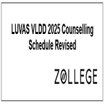 LUVAS VLDD 2025 Counselling Schedule Revised