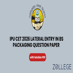 IPU CET 2026 Lateral Entry in BS Packaging Question Paper with Solution PDF
