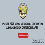 IPU CET 2026 M Sc Medicinal Chemistry and Drug Design Question Paper with Solution PDF