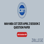 MAH MBA CET 2025 April 2 Session 2 Question Paper With Solutions PDF
