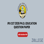 IPU CET 2026 Ph D Education Question Paper with Solution PDF
