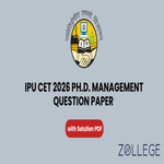 IPU CET 2026 Ph D Management Question Paper with Solution PDF