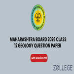 Maharashtra Board Class 12 Geology 2026 Question Paper with Solution PDF