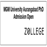 MGM University Aurangabad PhD Admission Open