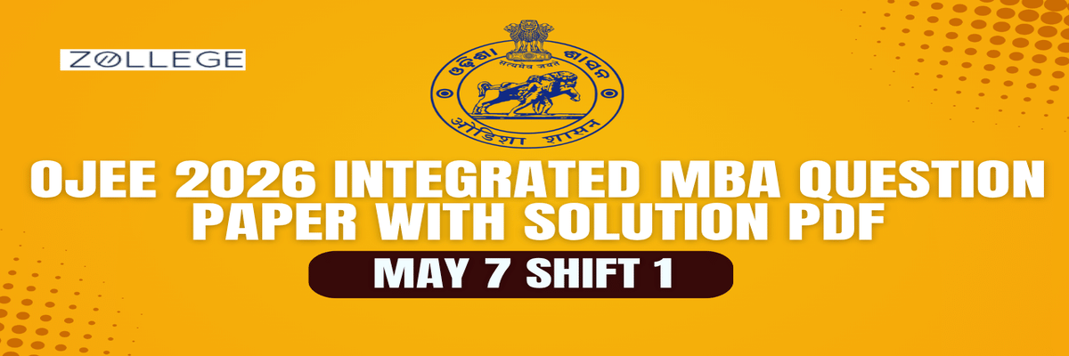 OJEE 2026 May 7 Shift 1 Integrated MBA 2026 Question Paper with Solution PDF