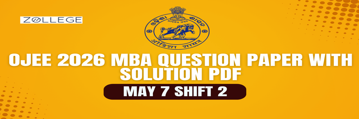 OJEE 2026 May 7 Shift 2 MBA 2026 Question Paper with Solution PDF