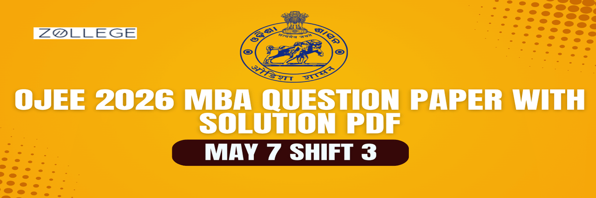 OJEE 2026 May 7 Shift 3 MBA 2026 Question Paper with Solution PDF