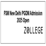 FSM New Delhi PGDM Admission 2025 Open