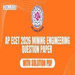 AP ECET 2026 Mining Engineering Question Paper with Solutions PDF