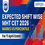 Expected Shift Wise MHT CET 2026 Marks vs Percentile for 11 April Exam