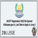 JKCET Registration 2023 Re Opened Last Date to Apply is June 5