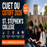 CUET DU Cutoff 2026 at St Stephens College