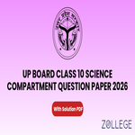 UP Board Class 10 Science Compartment Question Paper 2026 with Solution PDF