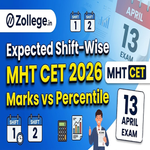 Expected Shift Wise MHT CET 2026 Marks vs Percentile for 13 April Exam