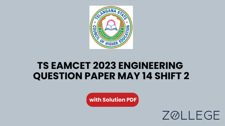 TS EAMCET 2023 Engineering May 14 Shift 2