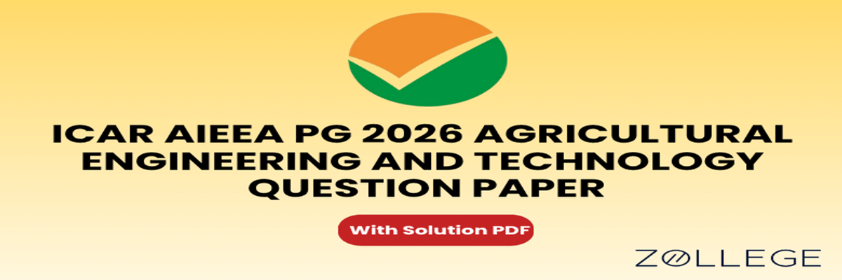 ICAR AIEEA PG 2026 Agricultural Engineering and Technology Question Paper with Solution PDF