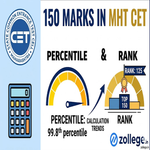 150 Marks in MHT CET Percentile and Rank