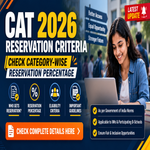 CAT 2026 Reservation Criteria