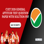 CUET 2026 General Aptitude Test Question Paper May 29 Shift 2 with Solution PDF