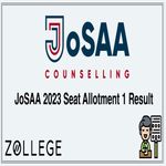 JoSAA 2023 Seat Allotment 1 Result