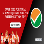 CUET 2026 Political Science Question Paper May 29 Shift 2 with Solution PDF