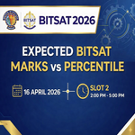 Expected BITSAT 2026 Marks vs Percentile for 16 April Slot 2