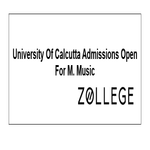 University Of Calcutta Admissions Open For M Music