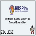 BITSAT 2023 Result for Session 1 Out Download Scorecard Here