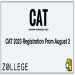 CAT 2023 registration from august 2