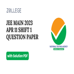 JEE Main 2023 Mathematics Question Paper April 11 Shift 1 with Solution Pdf
