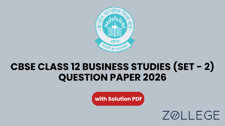 CBSE Class 12 2026 Business Studies Set-2 Question Paper with Solution PDF