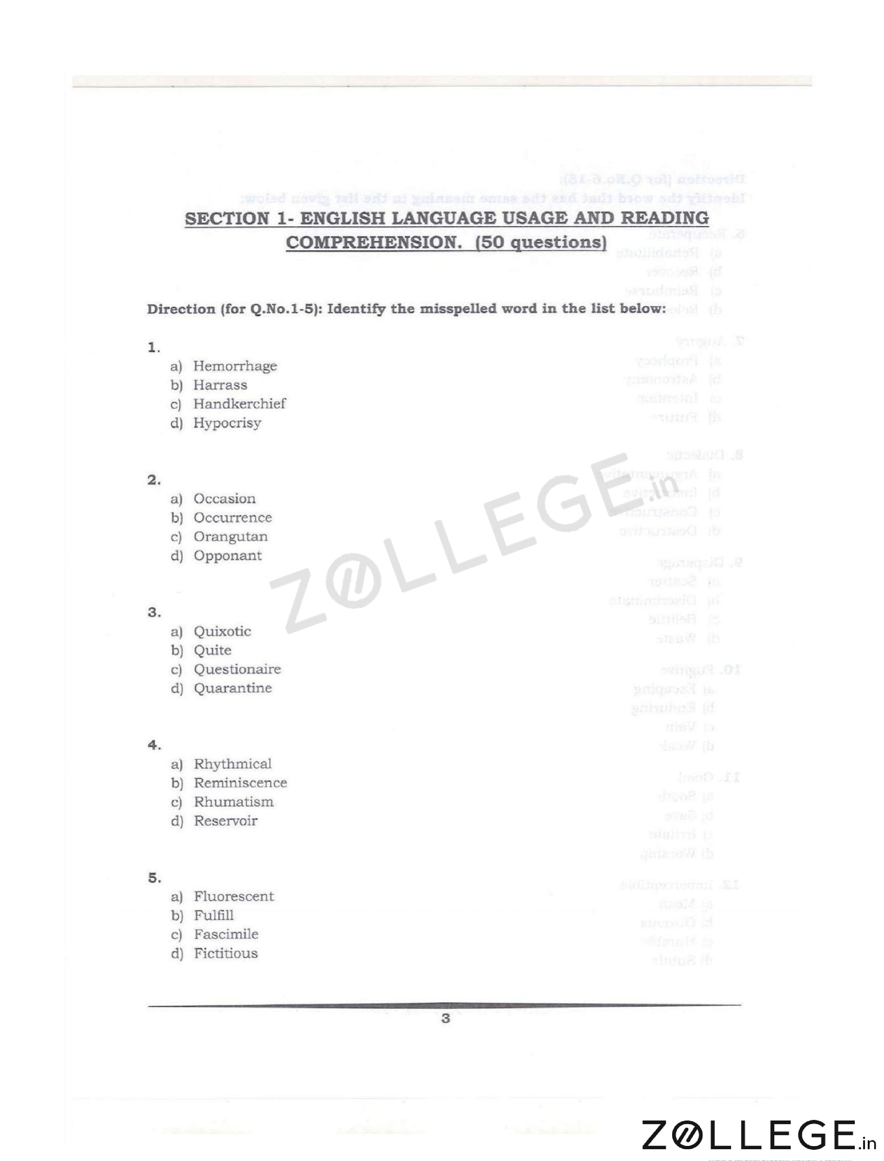 KMAT Kerala 2018 Question Paper with Answer Key PDF for Verbal