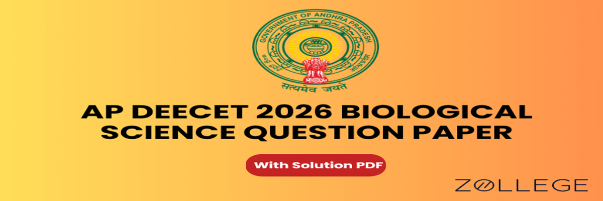 AP DEECET 2026 Biological Science Question Paper with Solution PDF