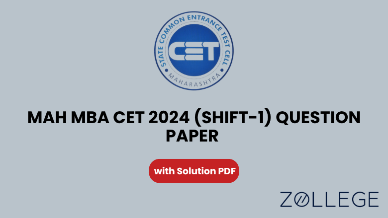 MAH MBA CET Question Paper 2024 with Solution PDF