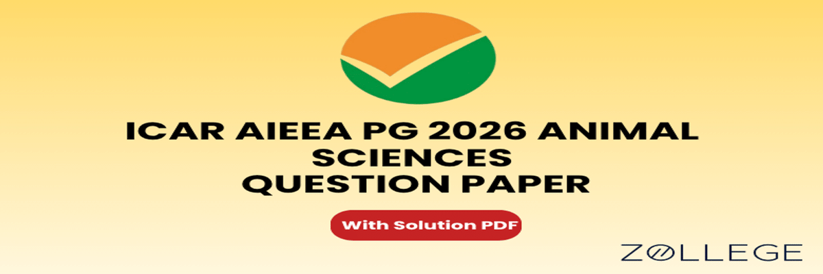 ICAR AIEEA PG 2026 Animal Sciences Question Paper with Solution PDF