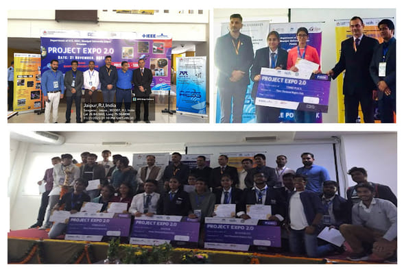 The project named Saarthi has won the 1st prize