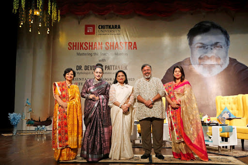 Devdutt Pattanaik Underlines Principles of Teaching at Chitkara University’s B. Ed Orientation