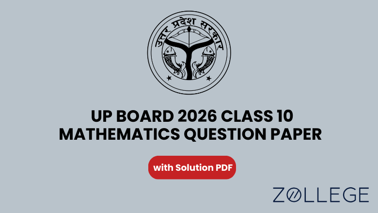 UP Board Class 10 2026 Mathematics Question Paper with Solution PDF