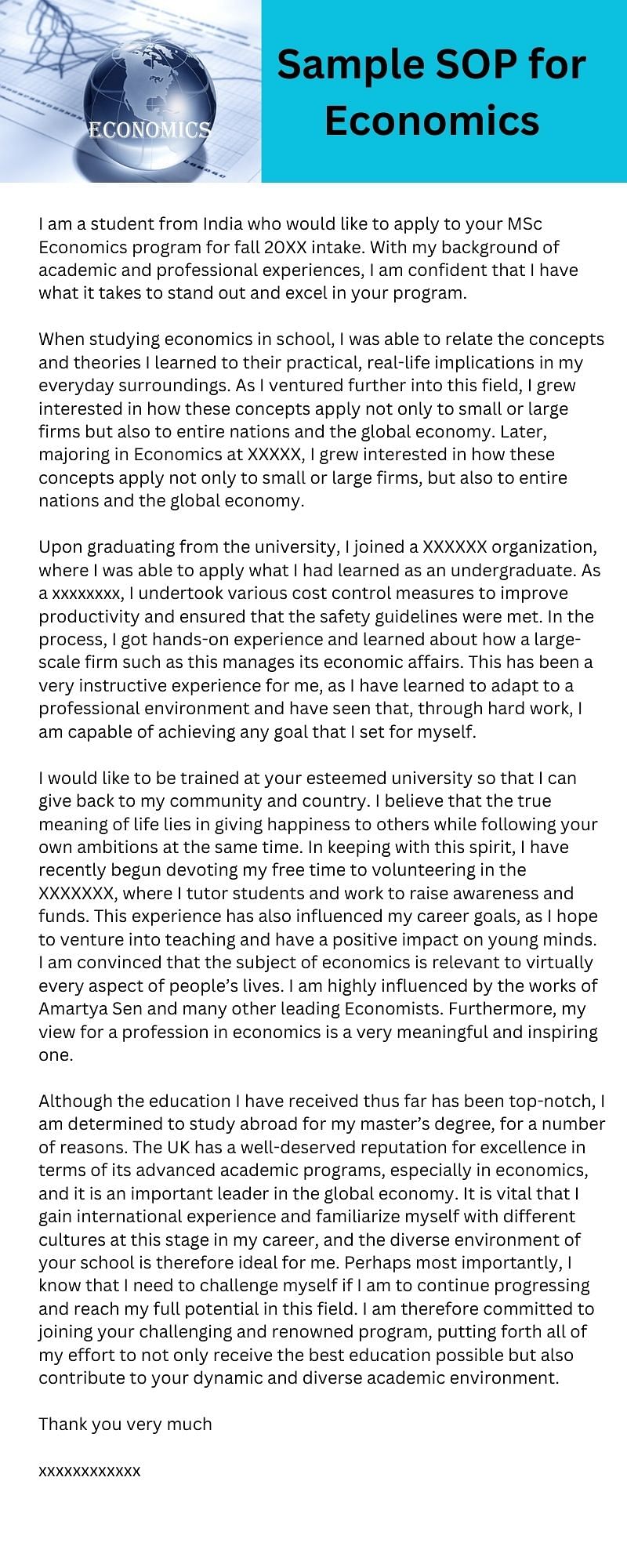Statement Of Purpose Sample For Economics Internship Statement Of Purpose Sample For Economics Internship