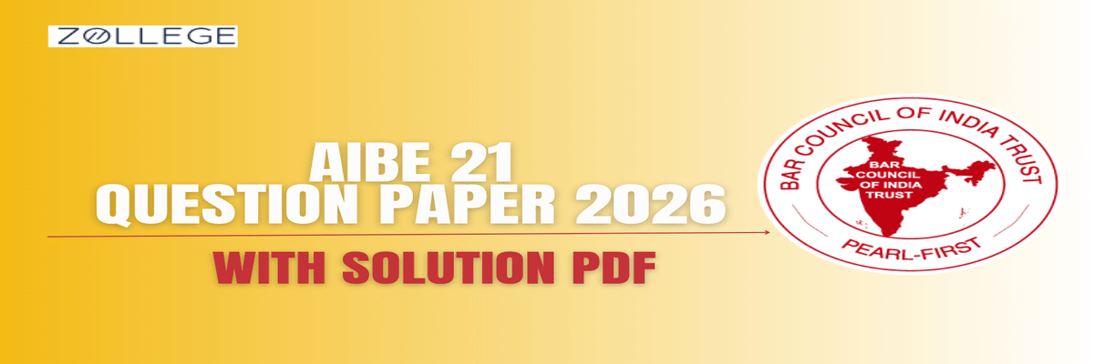 AIBE 21 Question Paper 2026 (