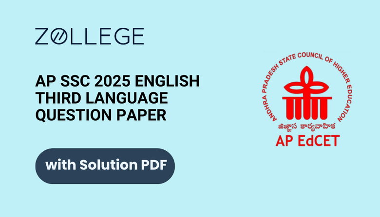 ​​​​AP SSC 2025 English Third Language Question Paper with Solution