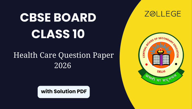 CBSE Board Class 10 Health Care Question Paper 2026 with Solution Pdf