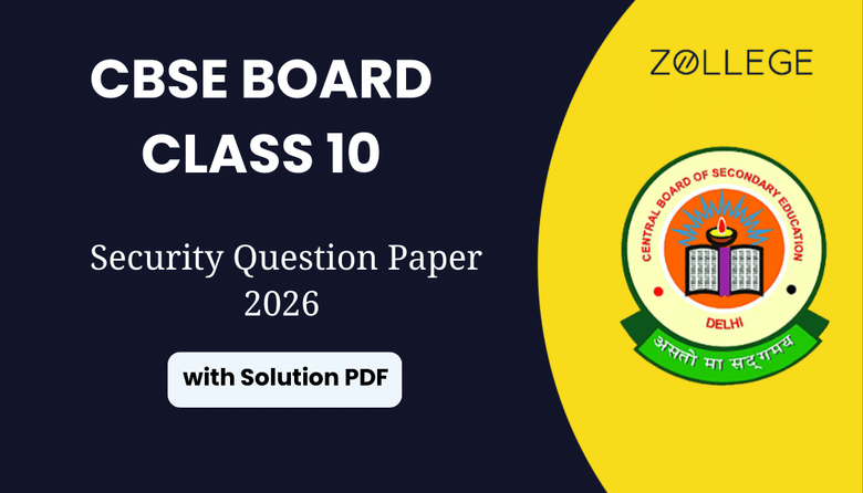 CBSE Board Class 10 Security Question Paper 2026 with Solution Pdf