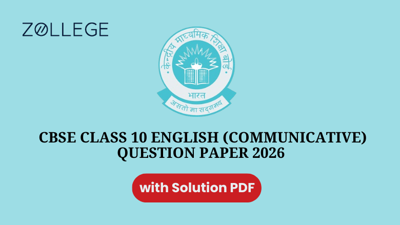 CBSE Class 10 English Communicative Question Paper 2026 with Solution Pdf