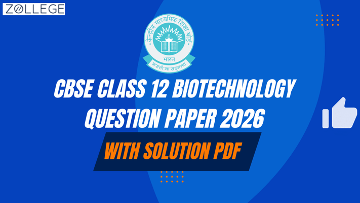 CBSE Class 12 Biotechnology Question Paper 2026