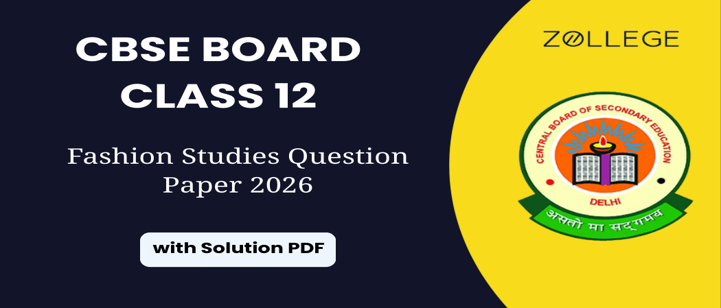 CBSE Class 12 Fashion Studies Question Paper 2026 with Solution Pdf