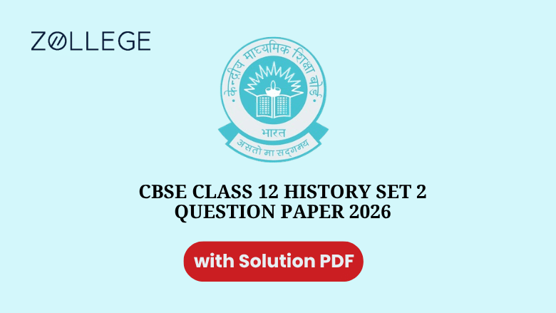 CBSE Class 12 History Set 2 Question Paper 2026 with Solution